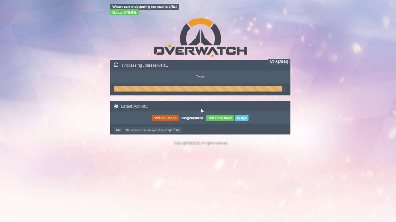 overwatch game code for free